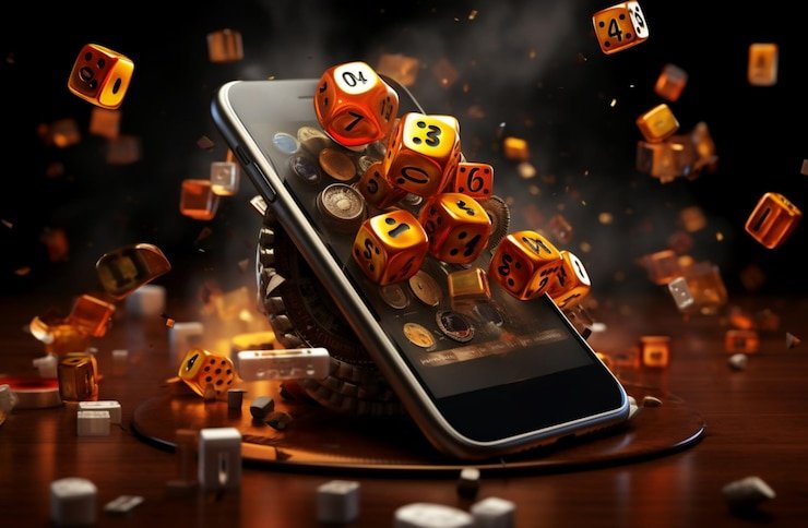 kaskustoto 5d mobile app dashboard showing live football markets, casino tables, and slots on a smartphone screen